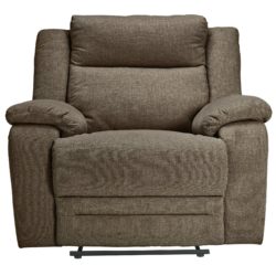 Collection Blake Fabric Manual Recliner Chair - Mink.